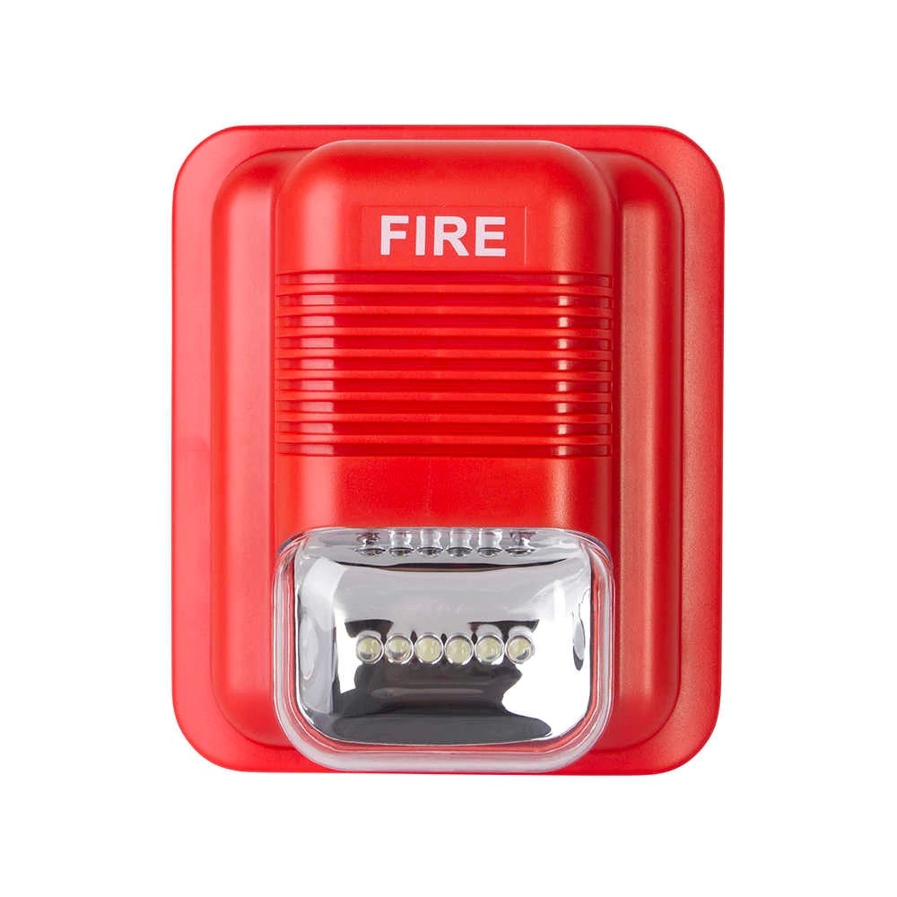 Fire Alarm Siren With LED Strobe